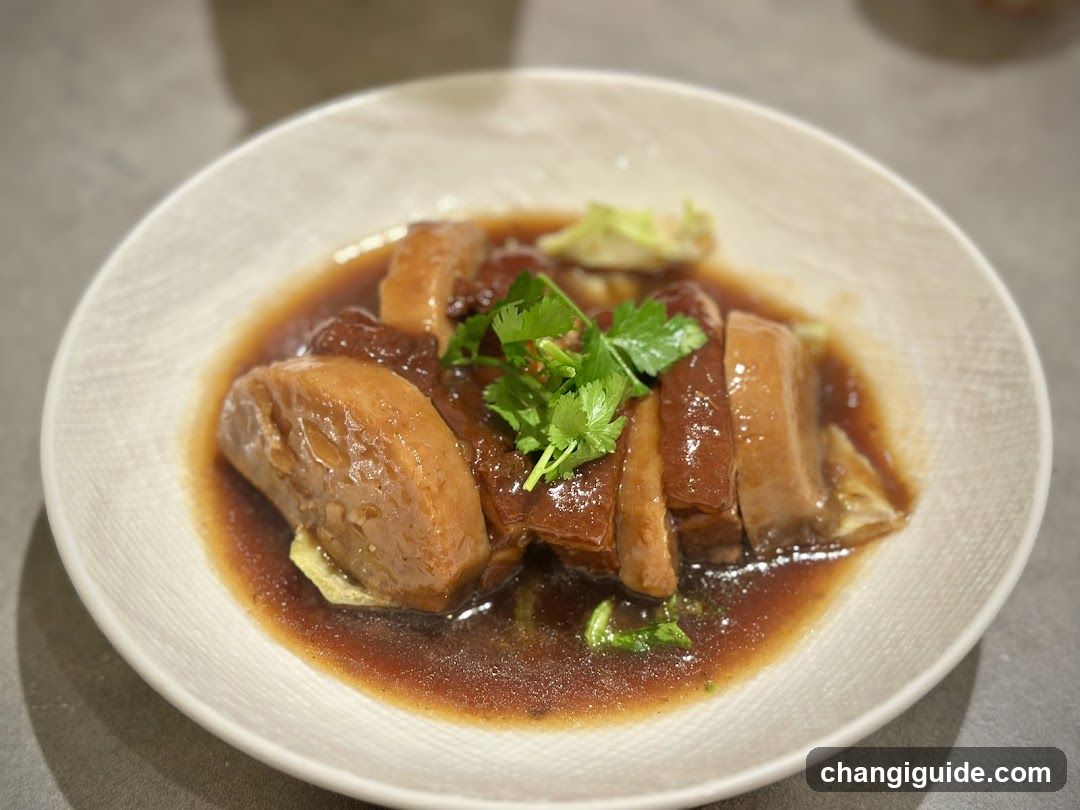 Braised Pork with Cilantro