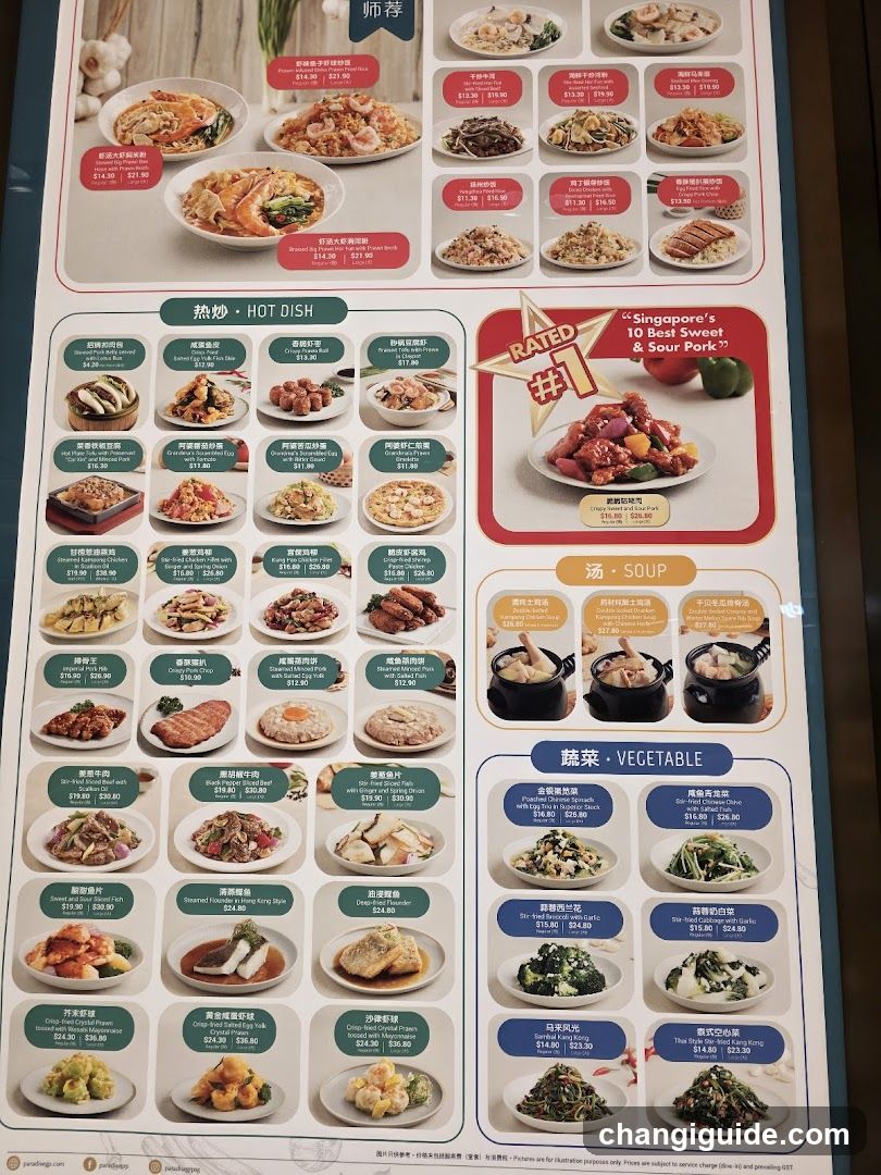 Chinese Restaurant Menu