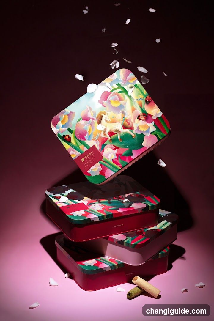 Product Display with Floral Boxes