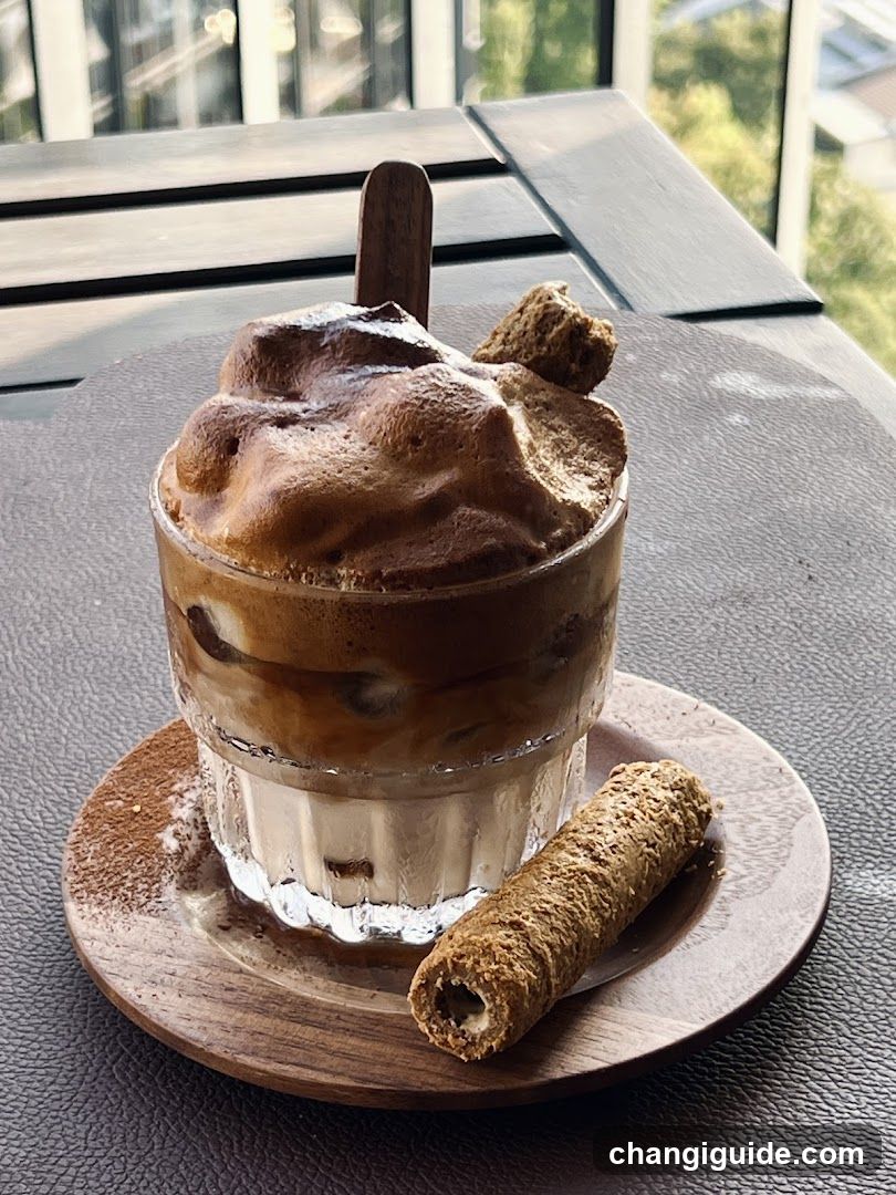 Iced Coffee with Cookie