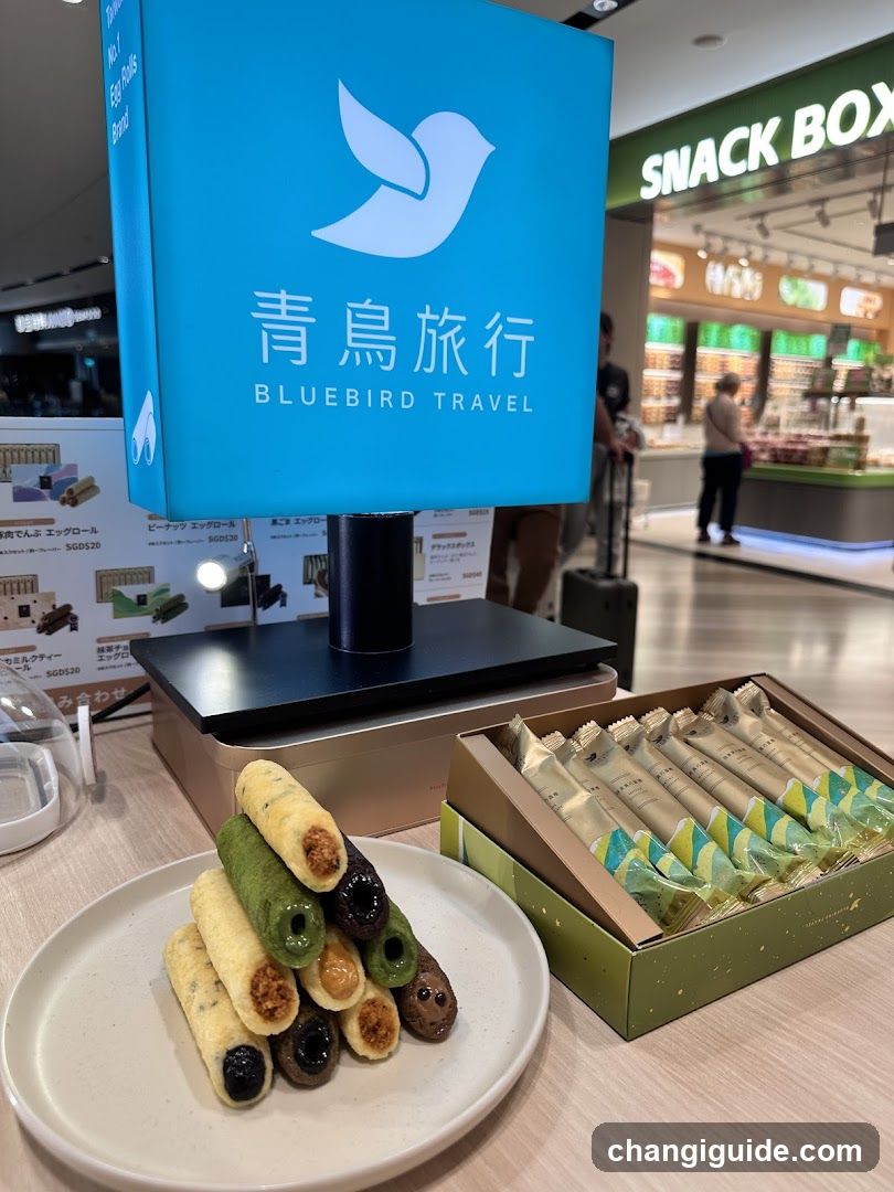Bluebird Travel Snack Display