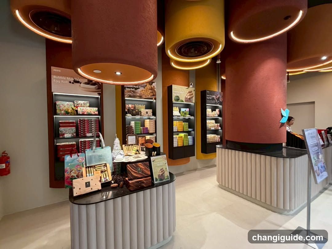Interior of a modern confectionery shop