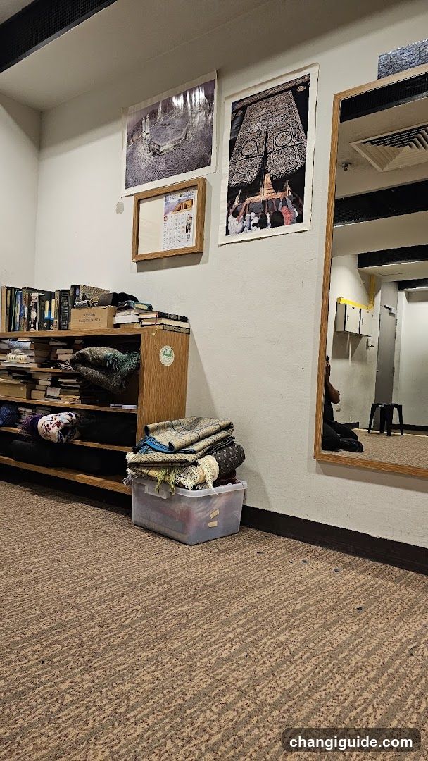 Interior Room with Bookshelf and Wall Art