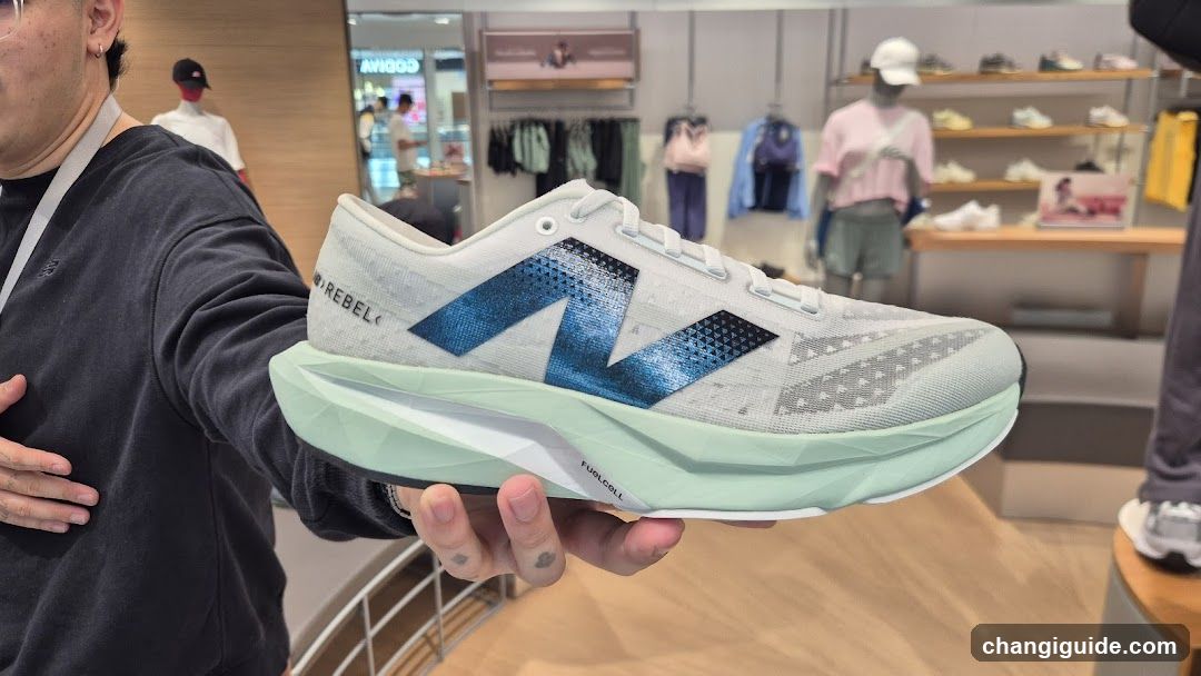 New Balance Rebel V1 Shoe Display