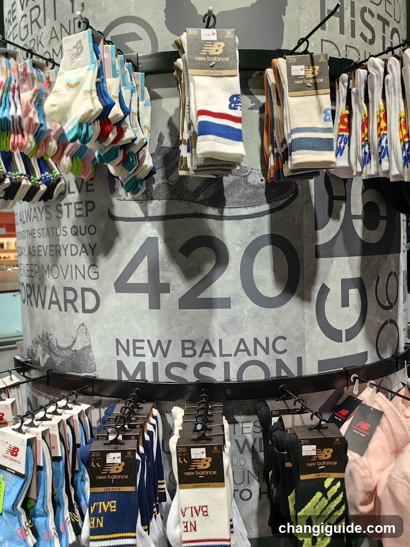 New Balance Socks Display