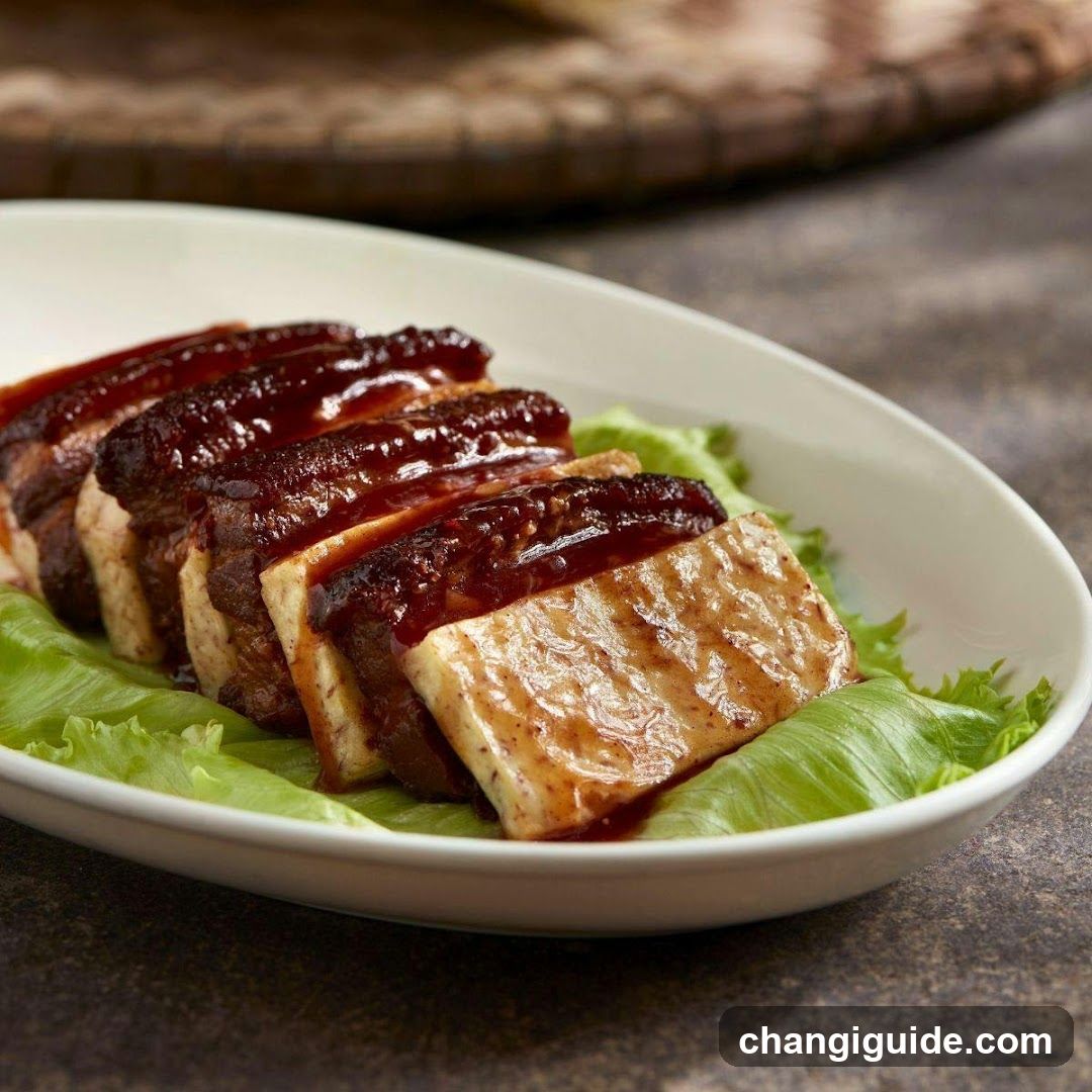 Glazed Tofu with Lettuce