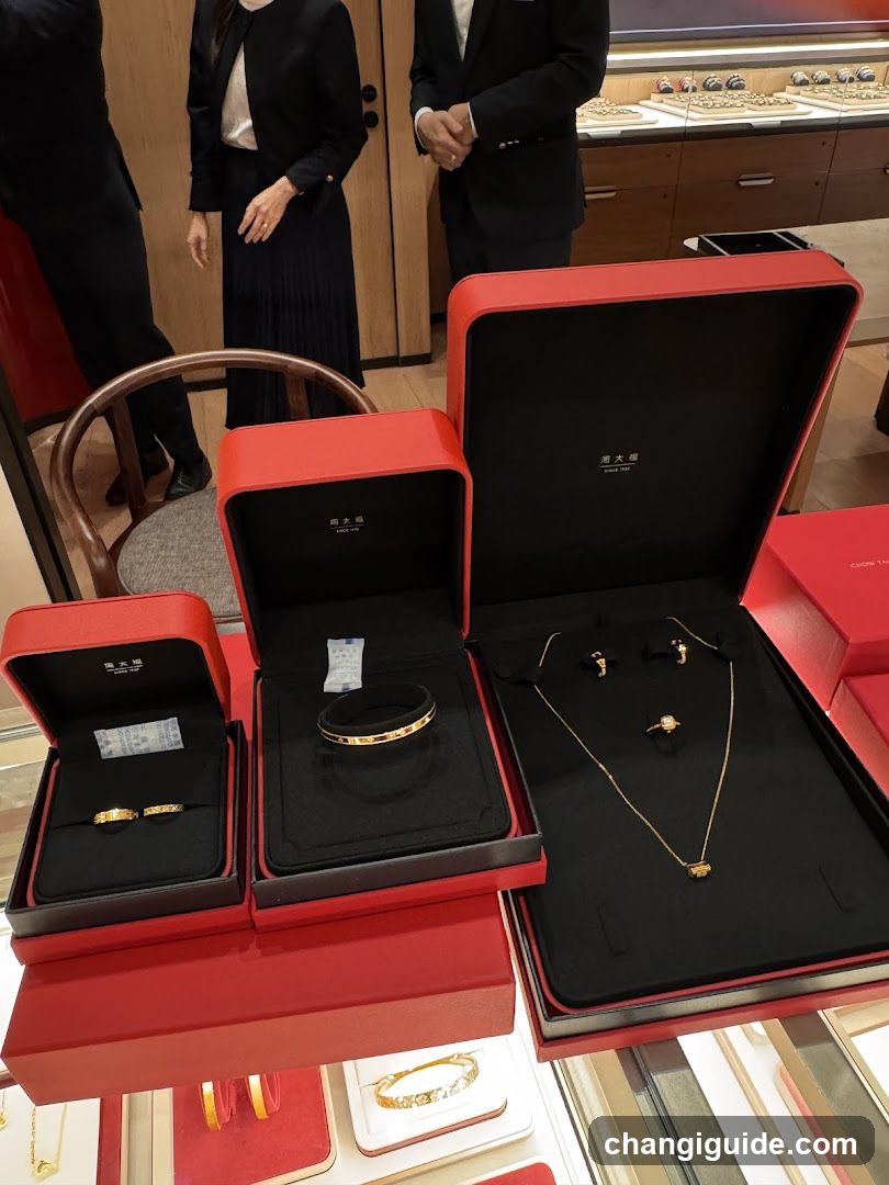 Jewelry Display in Store