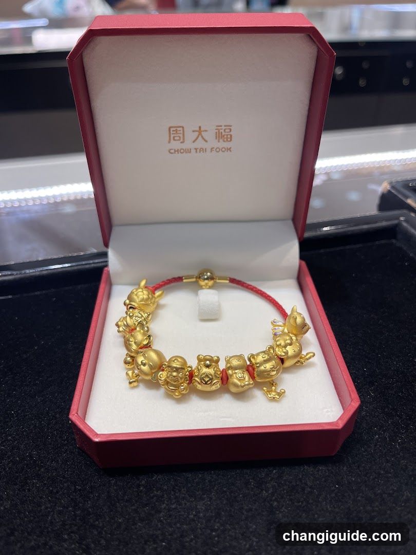 Chow Tai Fook Gold Bracelet in Display Box