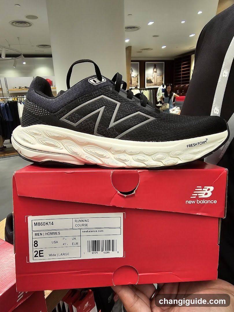 New Balance Shoe Display