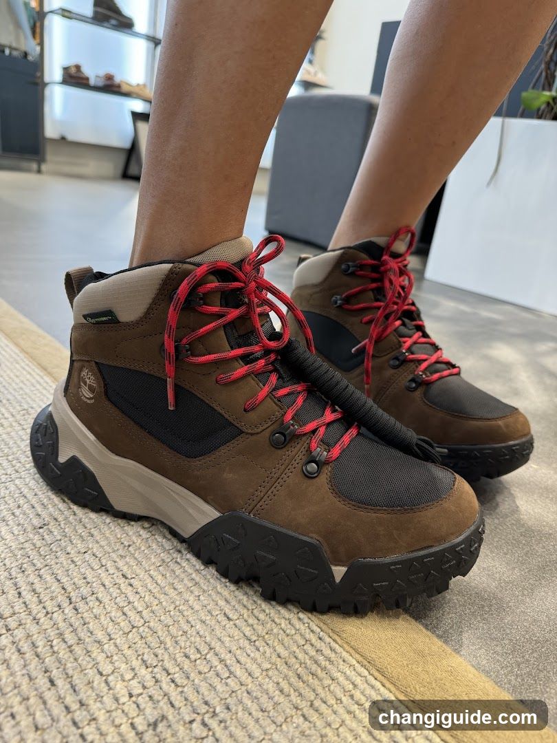 Hiking Boots Display
