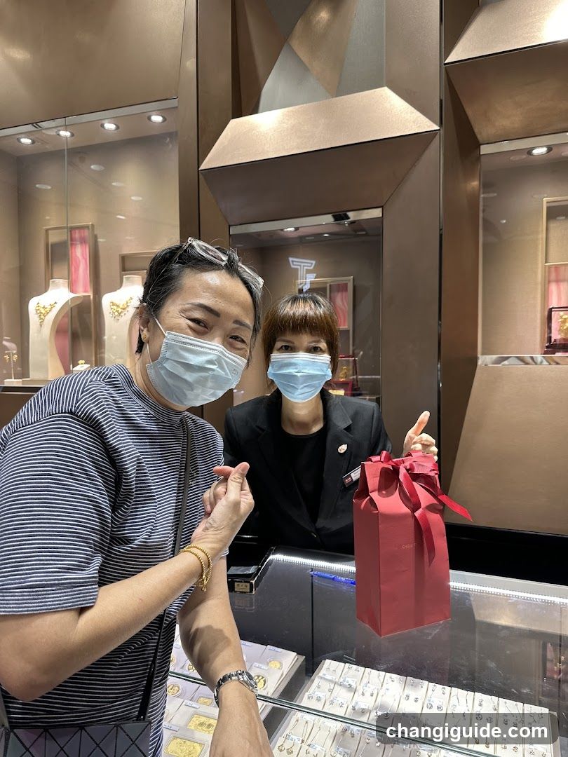 Jewelry Store Interior with Staff and Customer