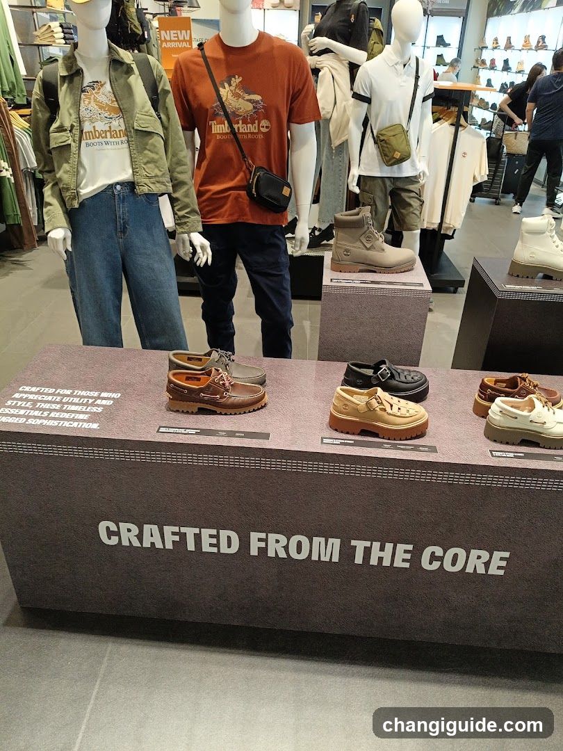 Timberland Store Interior Display