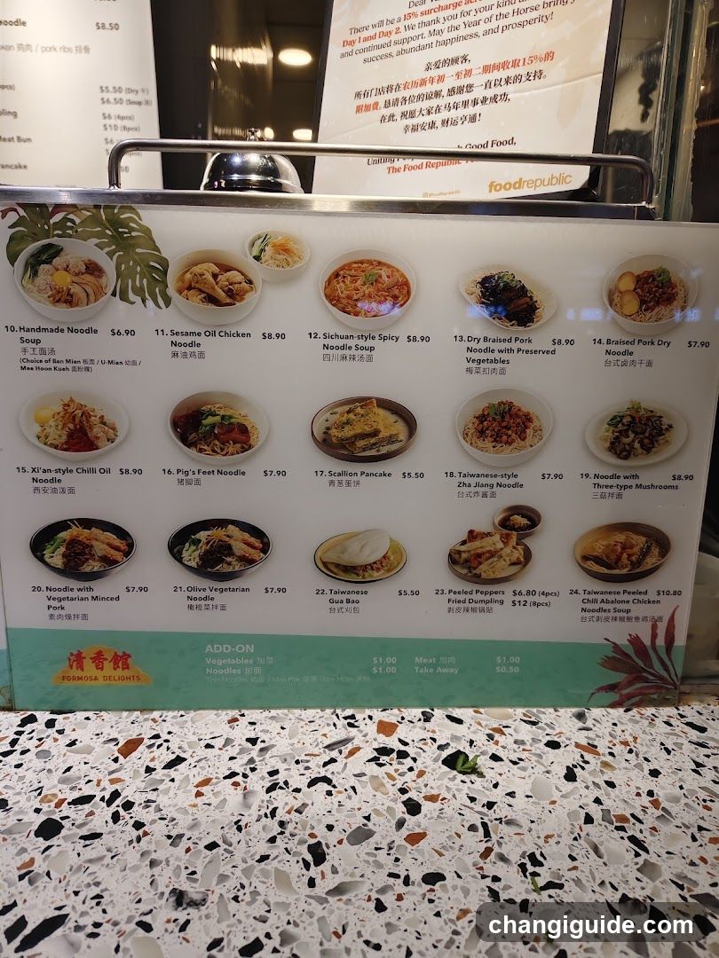 Noodle Menu Board