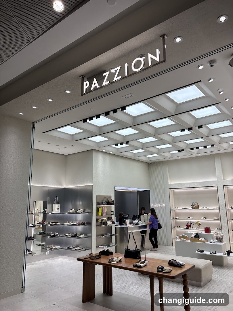 PAZZION Storefront Interior View