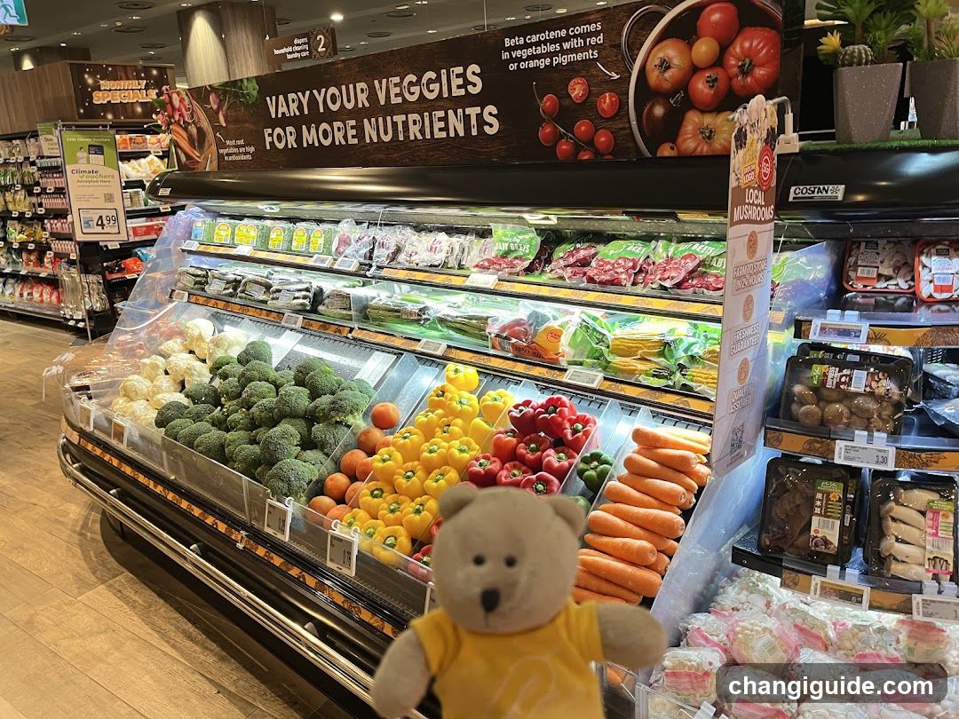Grocery Store Produce Section