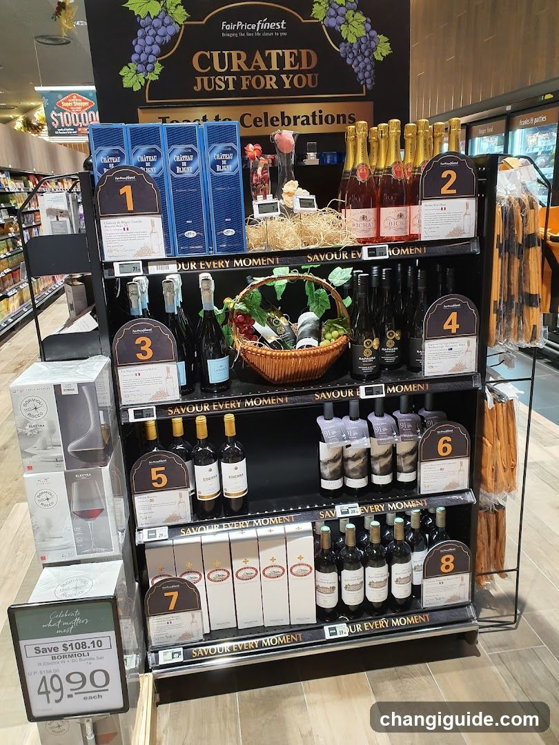Wine and Spirits Display