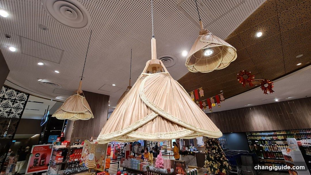 Interior of a shopping mall or supermarket