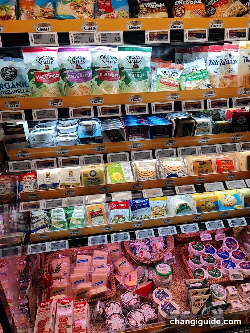 Cheese and Dairy Section