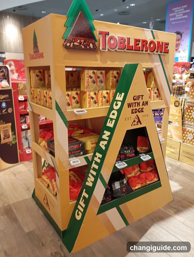 Toblerone Holiday Display