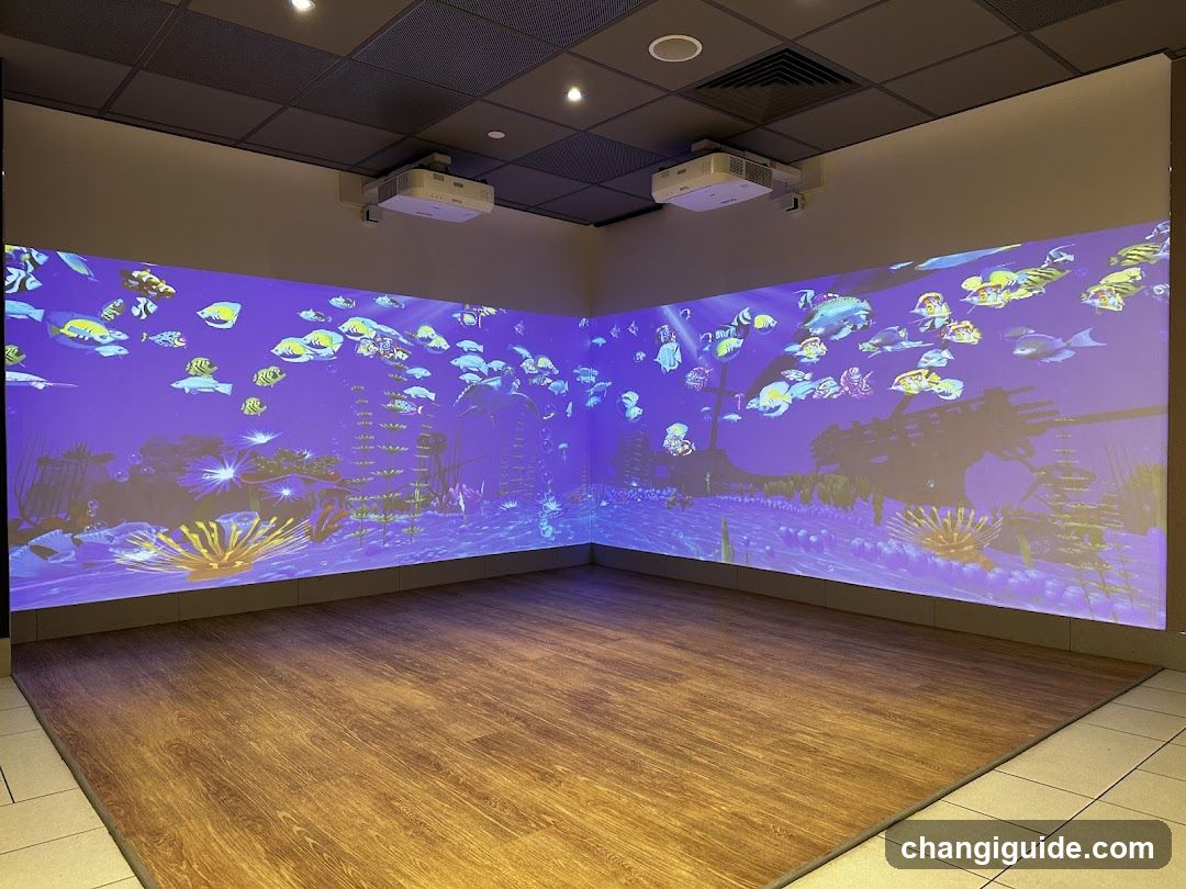 Immersive Aquarium Projection Room