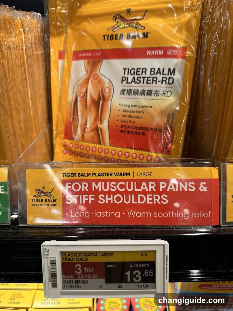 Tiger Balm Plaster-RD Display
