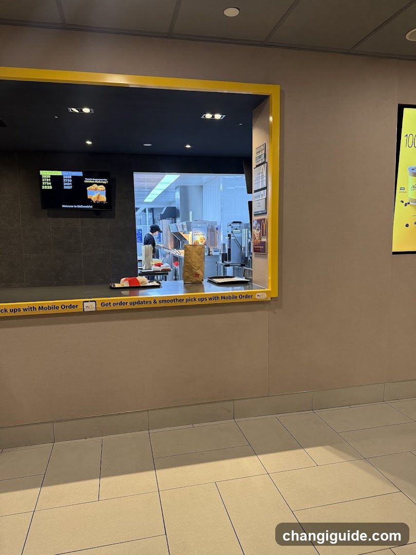 McDonald's Counter View