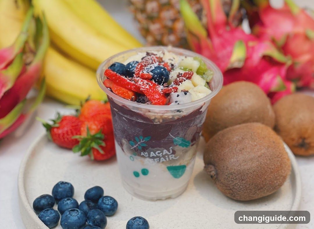 Fruit Smoothie Bowl with Fresh Fruits
