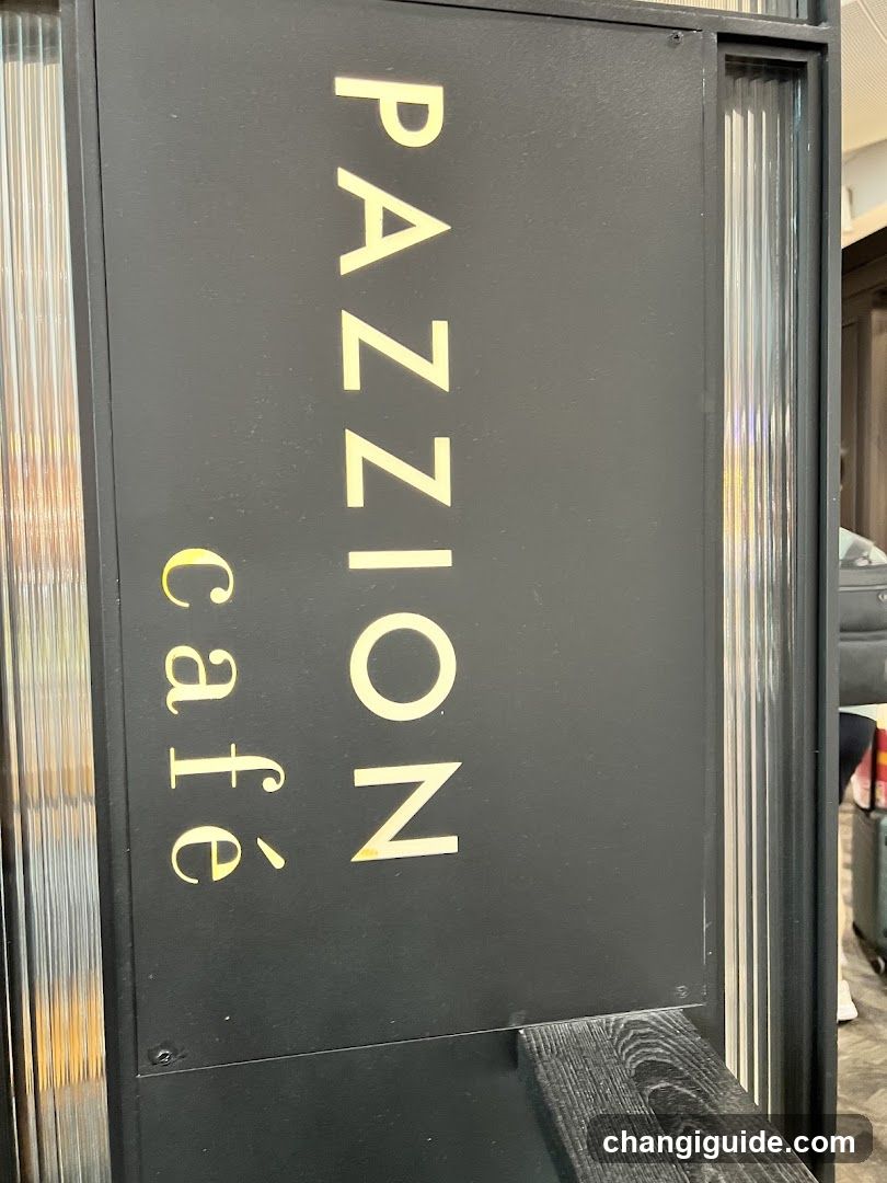 Pazzion Cafe Signage