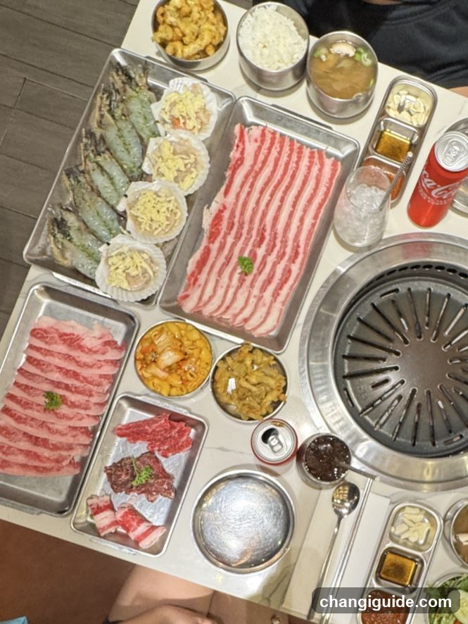 Korean BBQ Spread