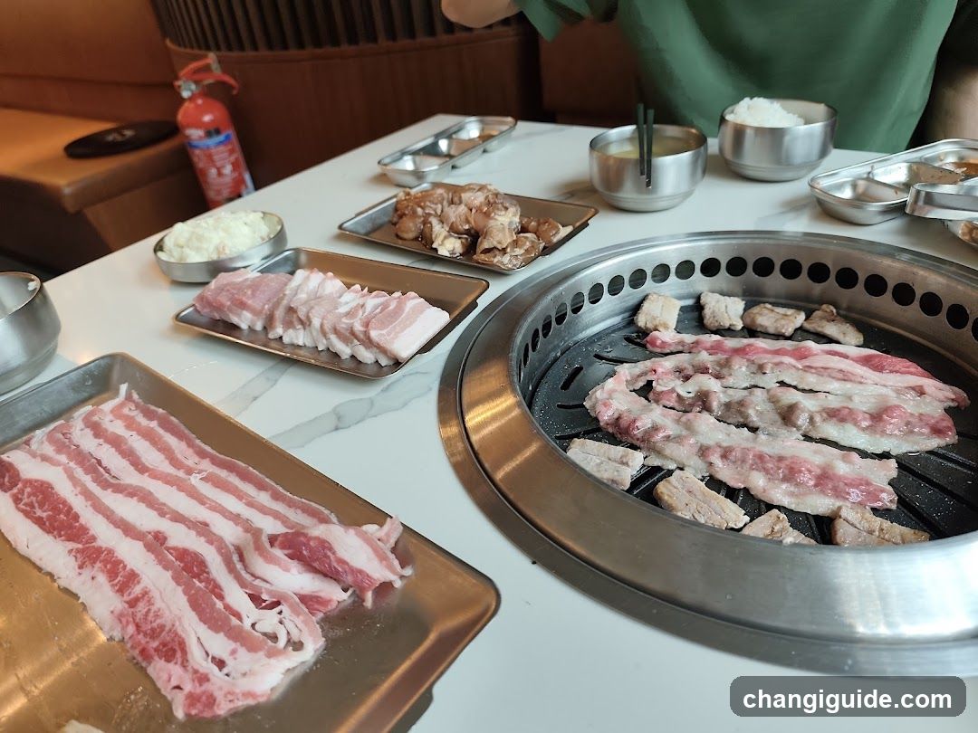 Korean BBQ Table Setting