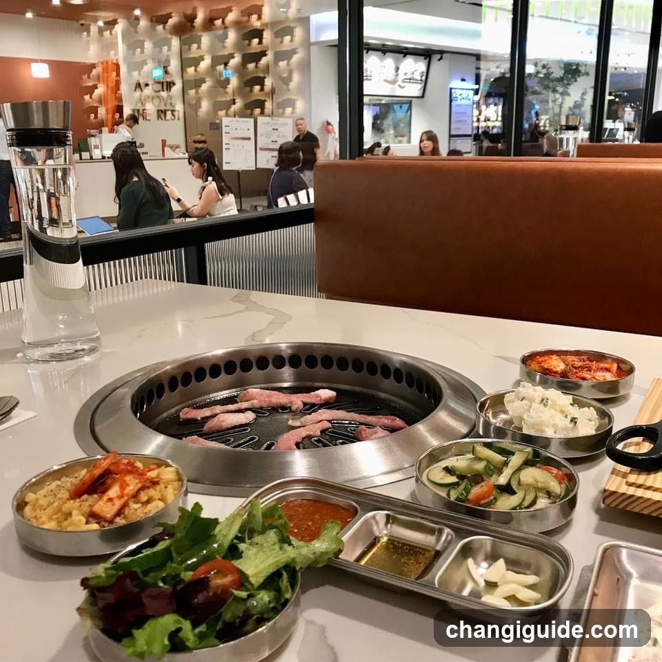 Korean BBQ Dining Scene