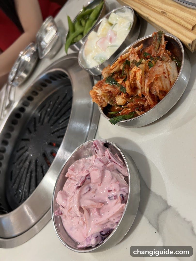 Korean BBQ Table Setting