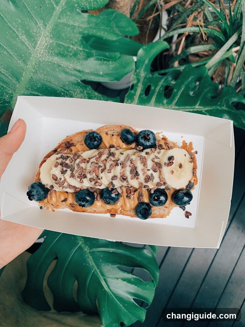Fruit Toast with Blueberries and Cacao Nibs