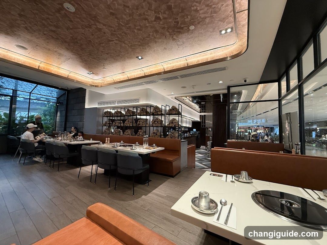 Restaurant Interior with Seating Area