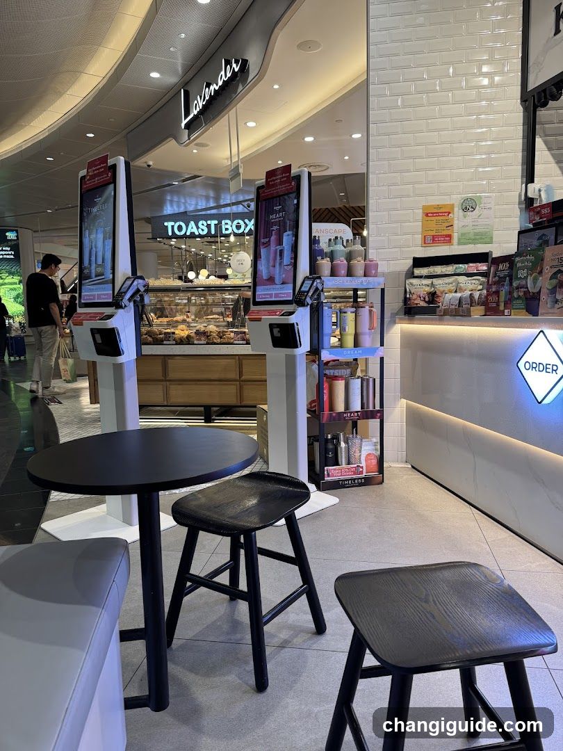 Lavender Toast Box Interior
