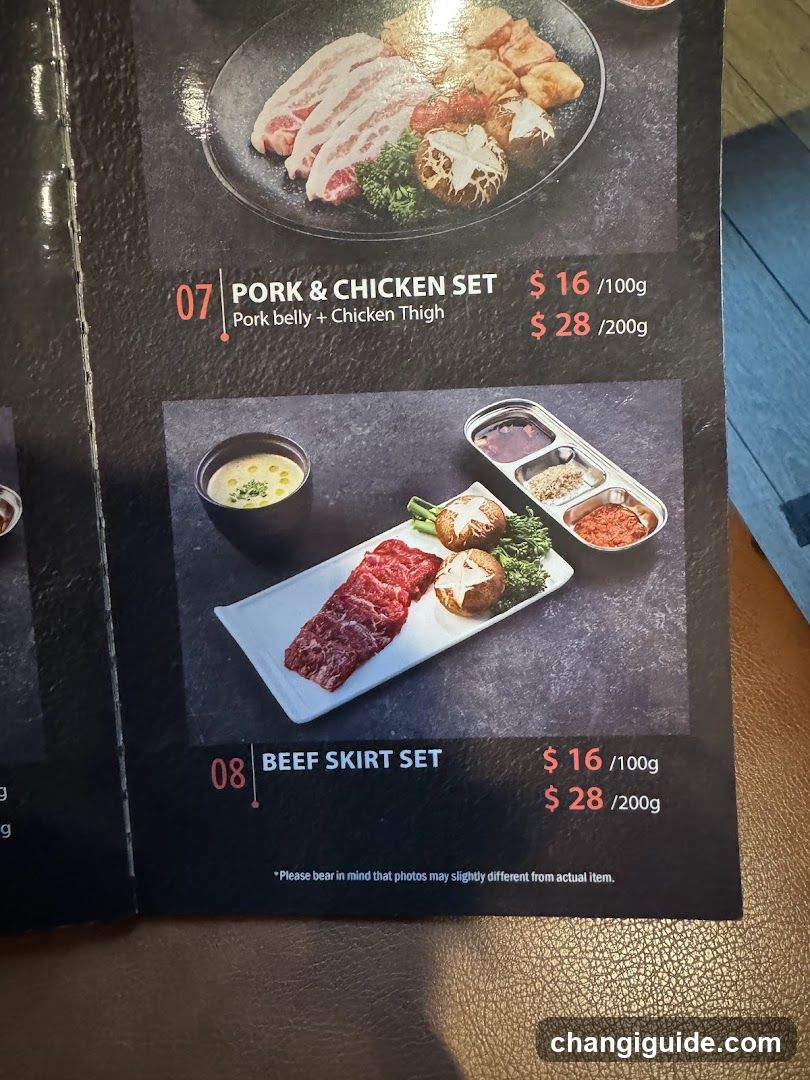 Hot Pot Menu Page