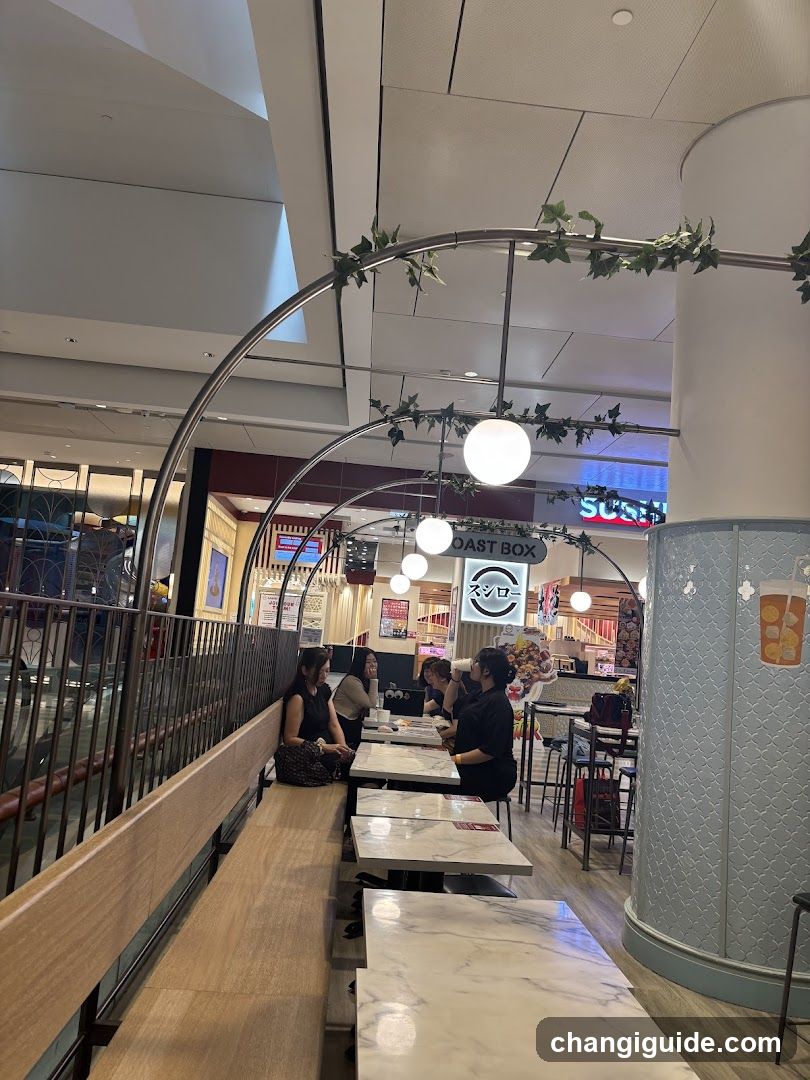 Dining Area with Arched Decorations