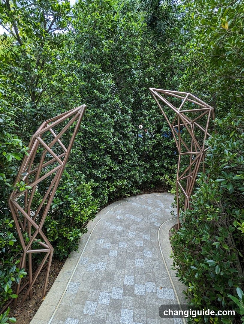 Geometric Garden Archway