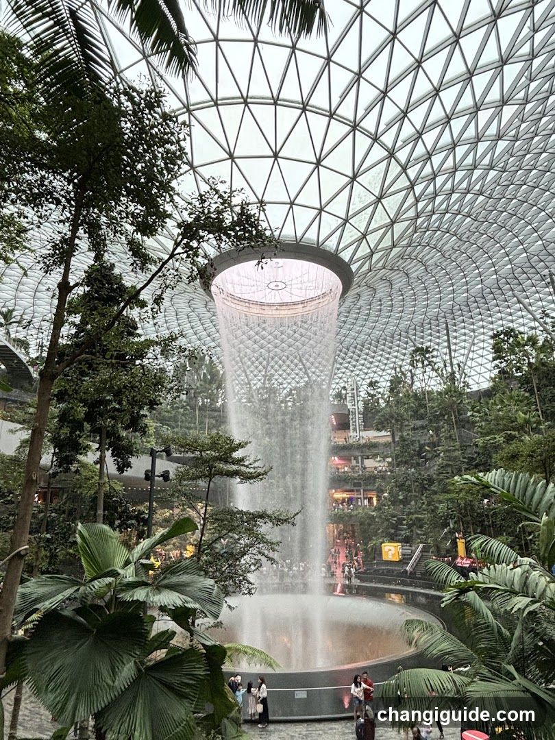 The Jewel Changi Indoor Waterfall