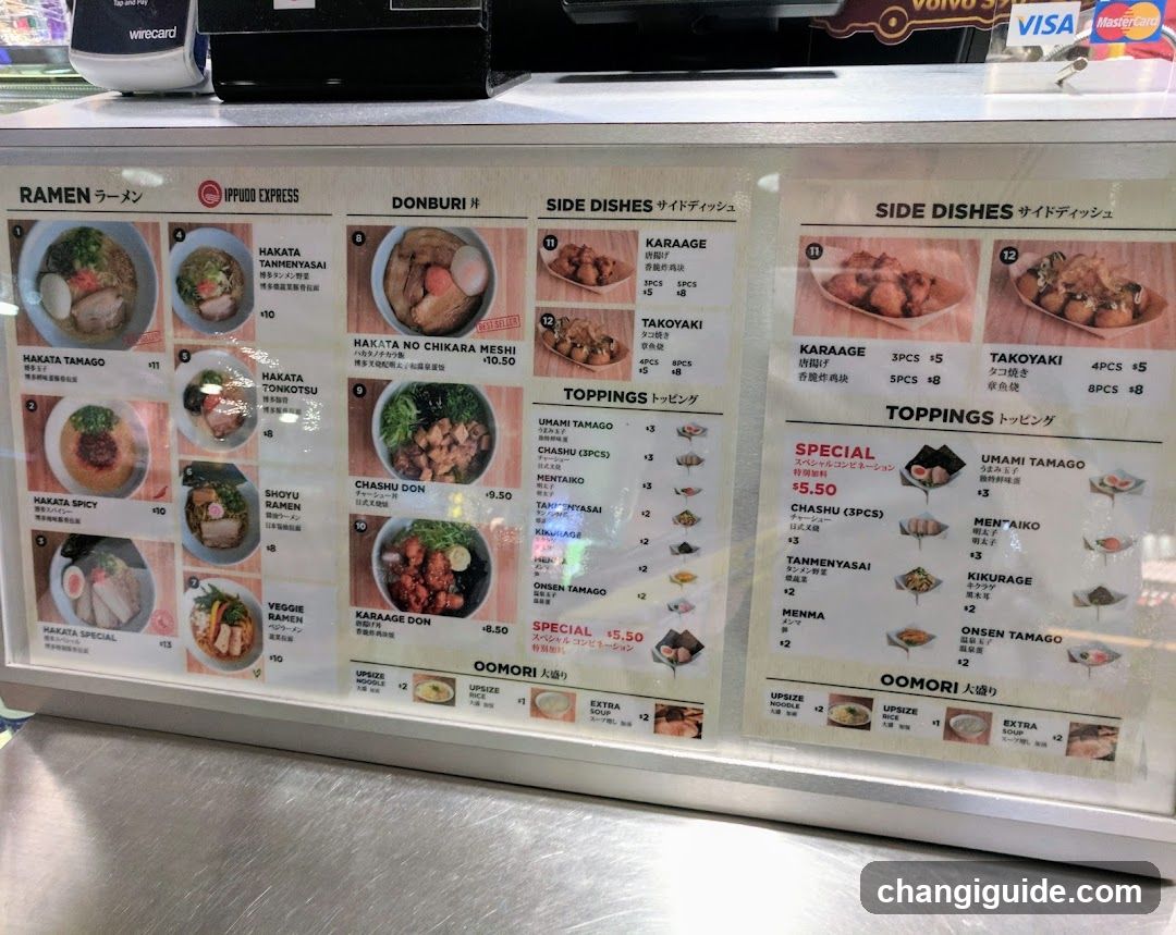 Ippudo Express Menu Board