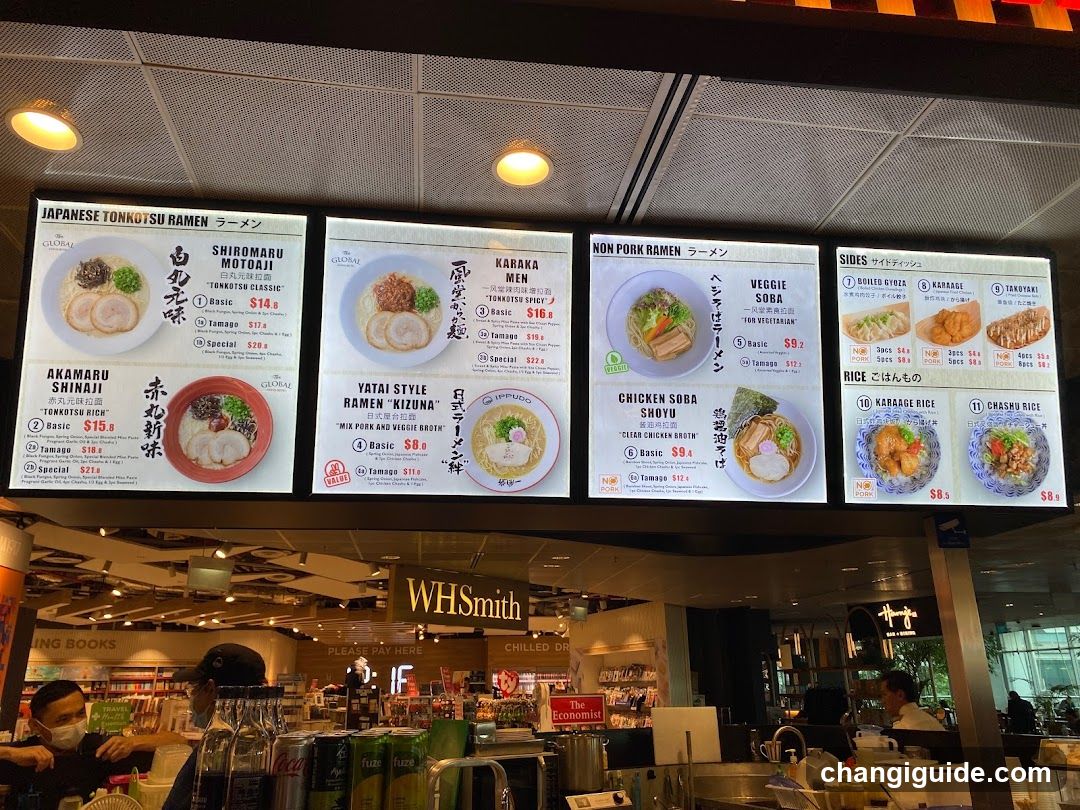 Japanese Ramen Menu Board