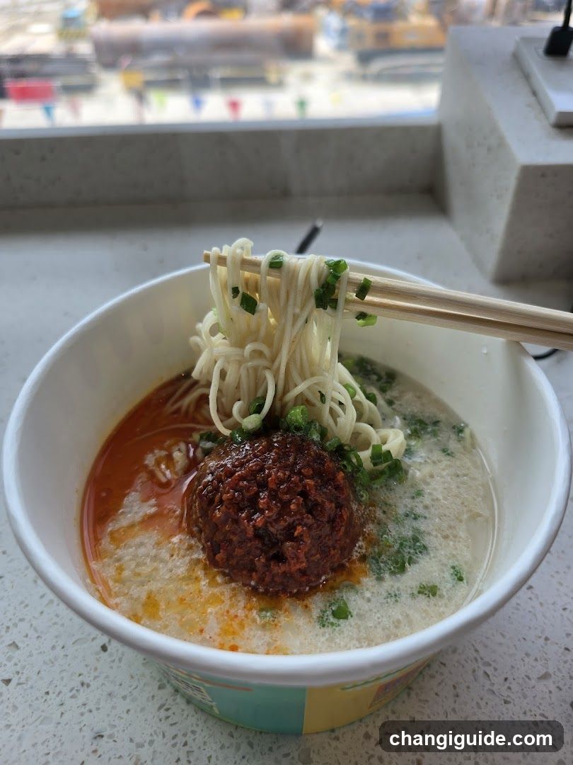 Bowl of Ramen with Meatball