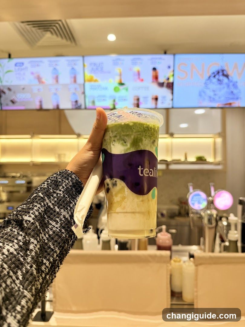 Matcha Drink at Tea Lane