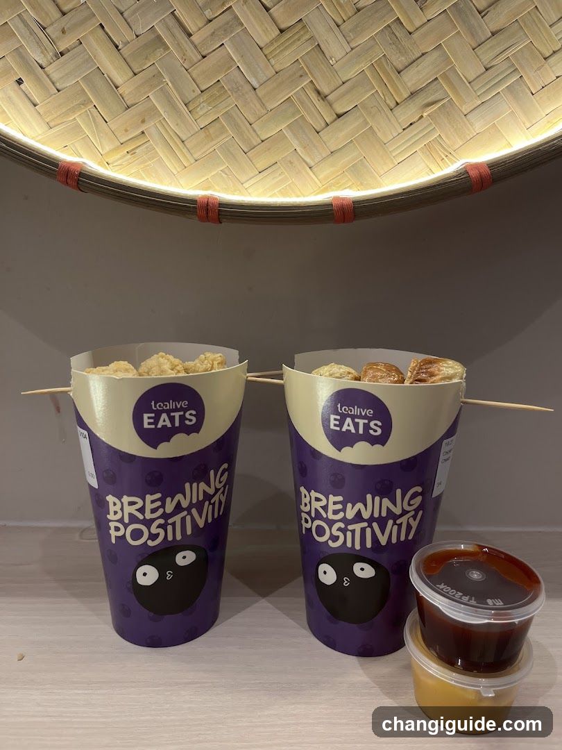Tealive Eats Packaging Display