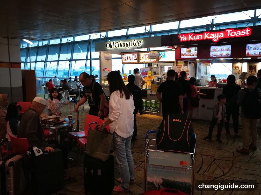 Airport Food Court Scene