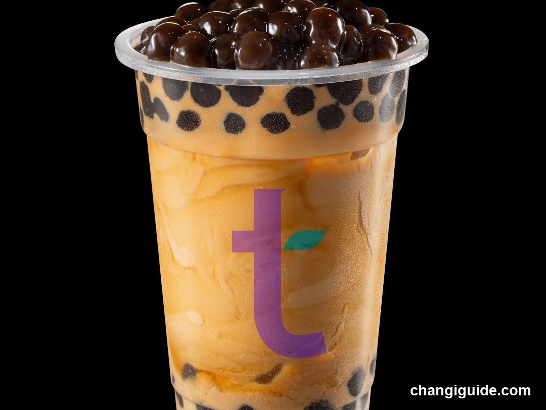 Boba Milk Tea with Logo