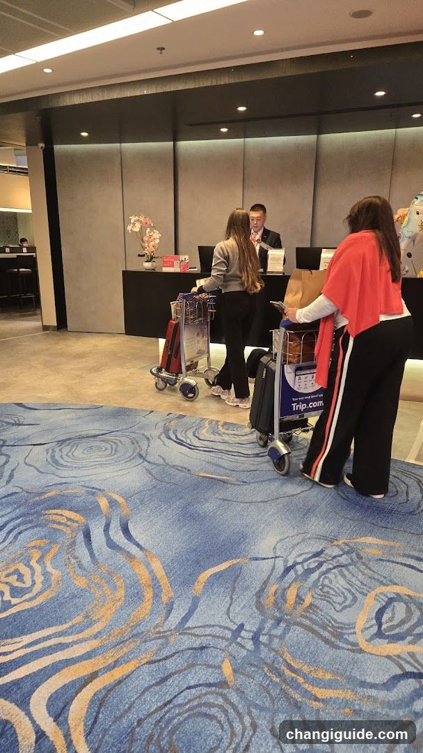 Hotel Lobby Check-in Area