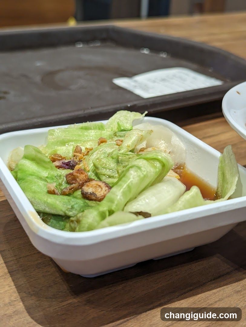 Lettuce Salad with Crispy Toppings