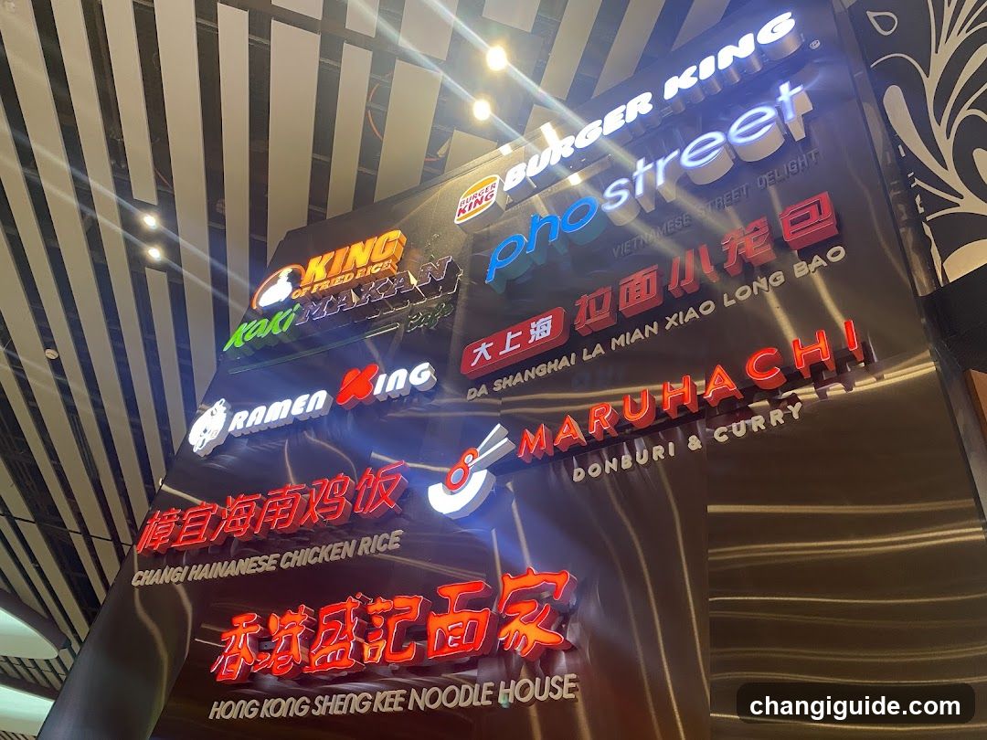 Burger King and Pho Street Signage