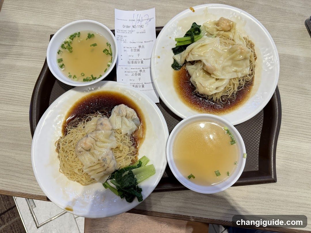 Dumpling Noodle Meal